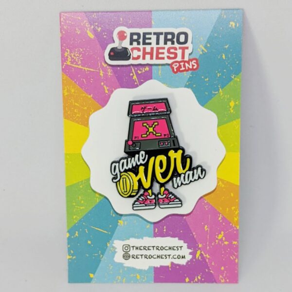 Game Over Man Pin - Retro Chest