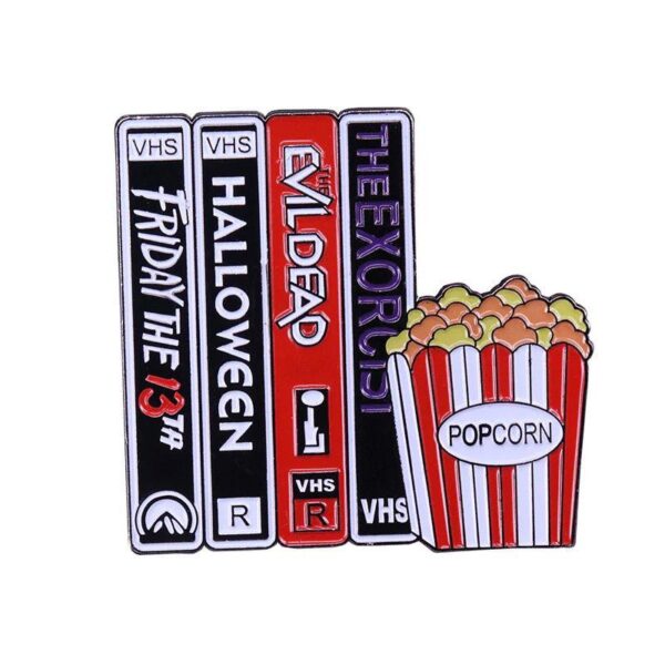Horror Movies VHS Pin