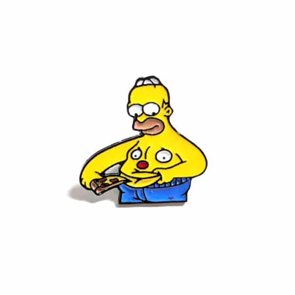 Homer Belly Pizza Pin