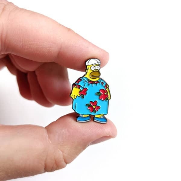 Fat Homer Enamel Pin
