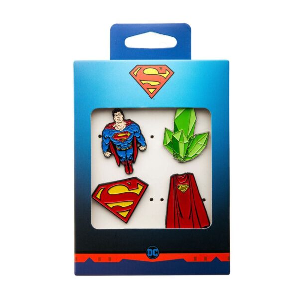 DC Comics Collectors Pins 4-Pack Superman