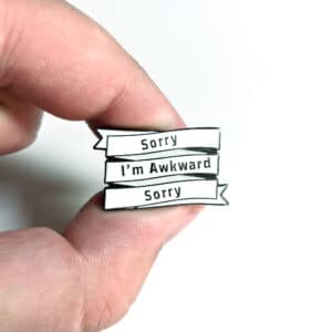 Socially Awkward Enamel Pin