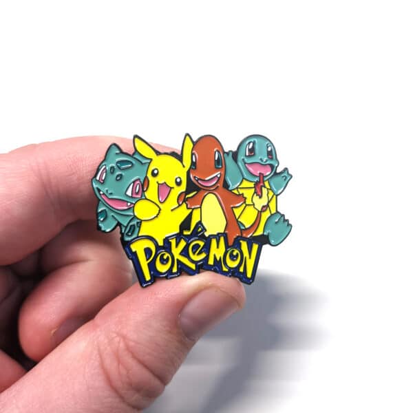 Pokémon Enamel Pin | Pikachu | Charmander | Squirtle | Bulbasaur