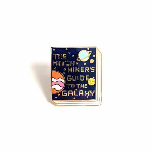 The Hitch Hikers Guide To The Galaxy Enamel Pin