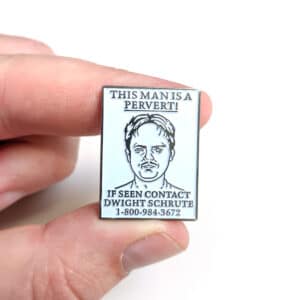 This Man is a Pervert Dwight Schrute Enamel Pin