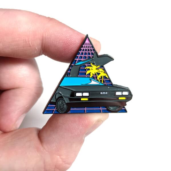 DeLorean Back to the Future Enamel Pin
