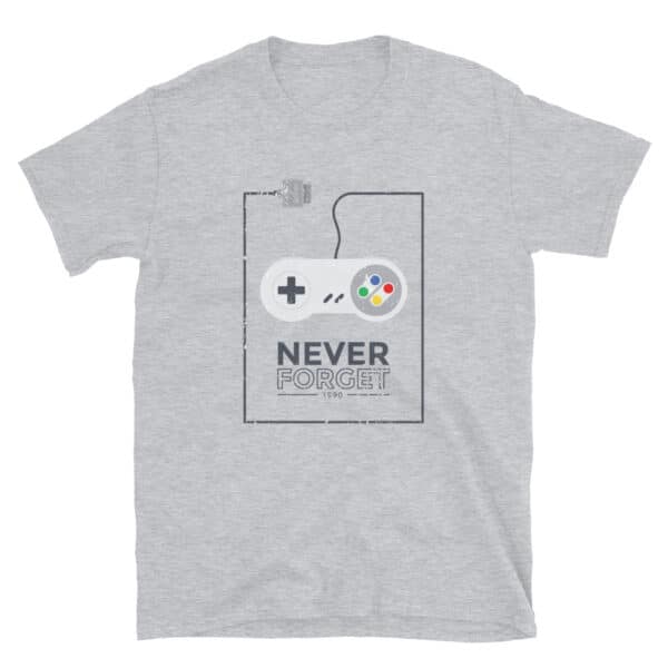 Never Forget 1990 SNES T-Shirt