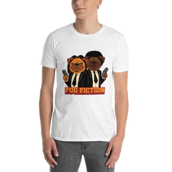 Pug Fiction Parody Dog T-Shirt