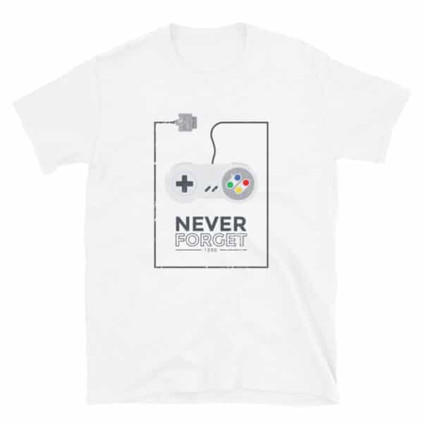 Never Forget 1990 SNES T-Shirt