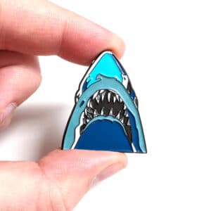 Jaws Shark Enamel Pin
