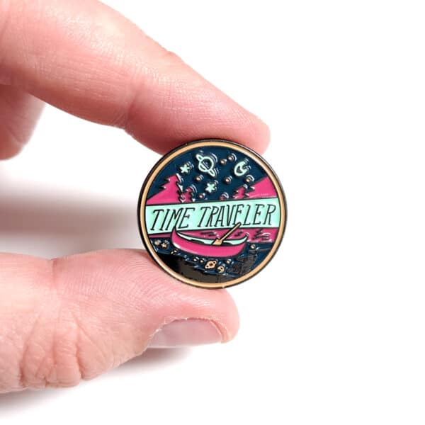 Time Traveler Enamel Pin
