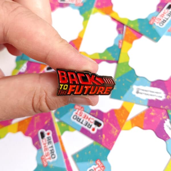 Back to the Future Logo Enamel Pin