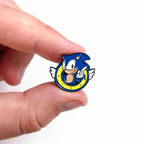 Sonic The Hedgehog Icon Enamel Pin