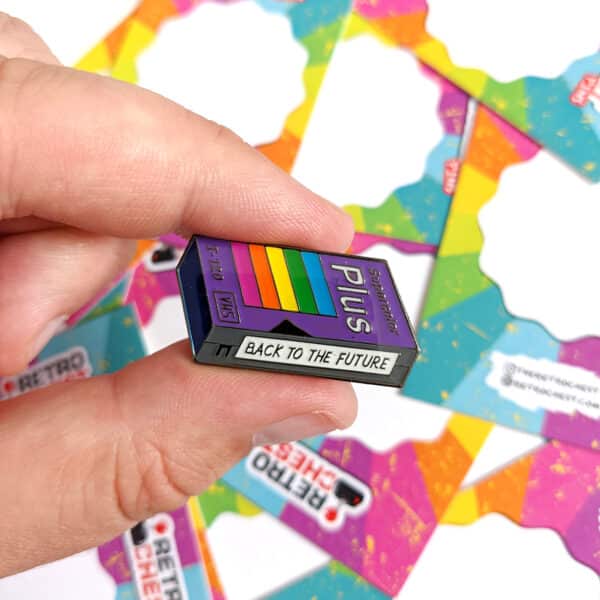 Back to the Future VHS Enamel Pin