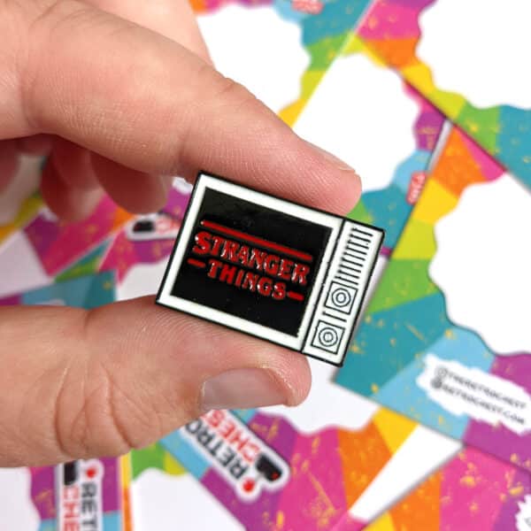 Stranger Things TV Set Enamel Pin