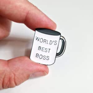 World's Best Boss Enamel Pin