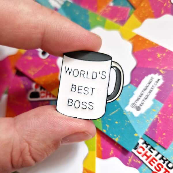 World's Best Boss Enamel Pin
