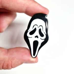 Scream Mask Enamel Pin