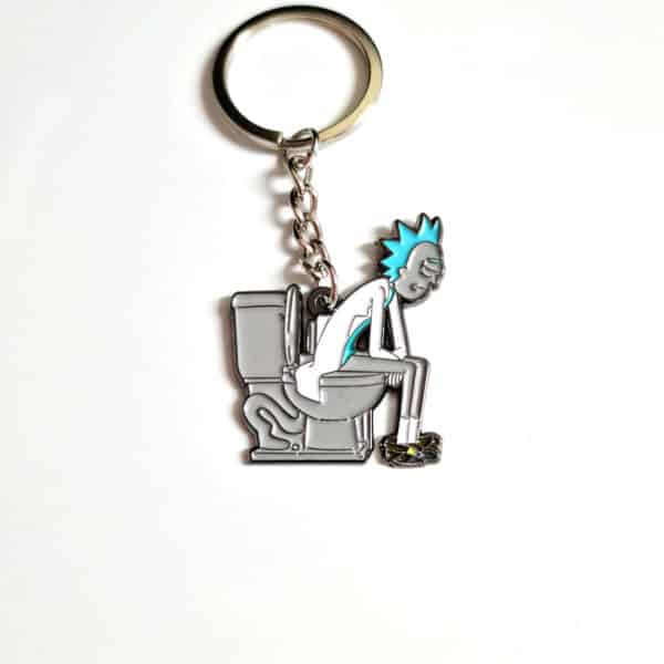 Rick and Morty Toilet Key Ring