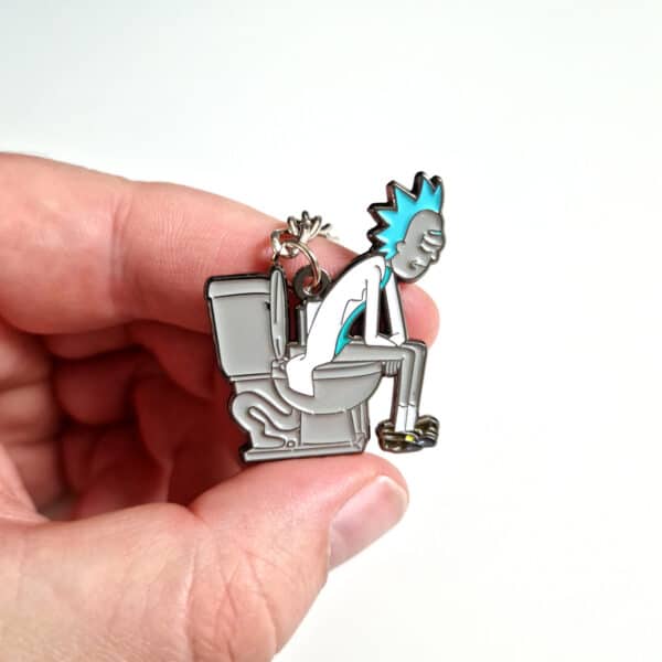 Rick and Morty Toilet Key Ring