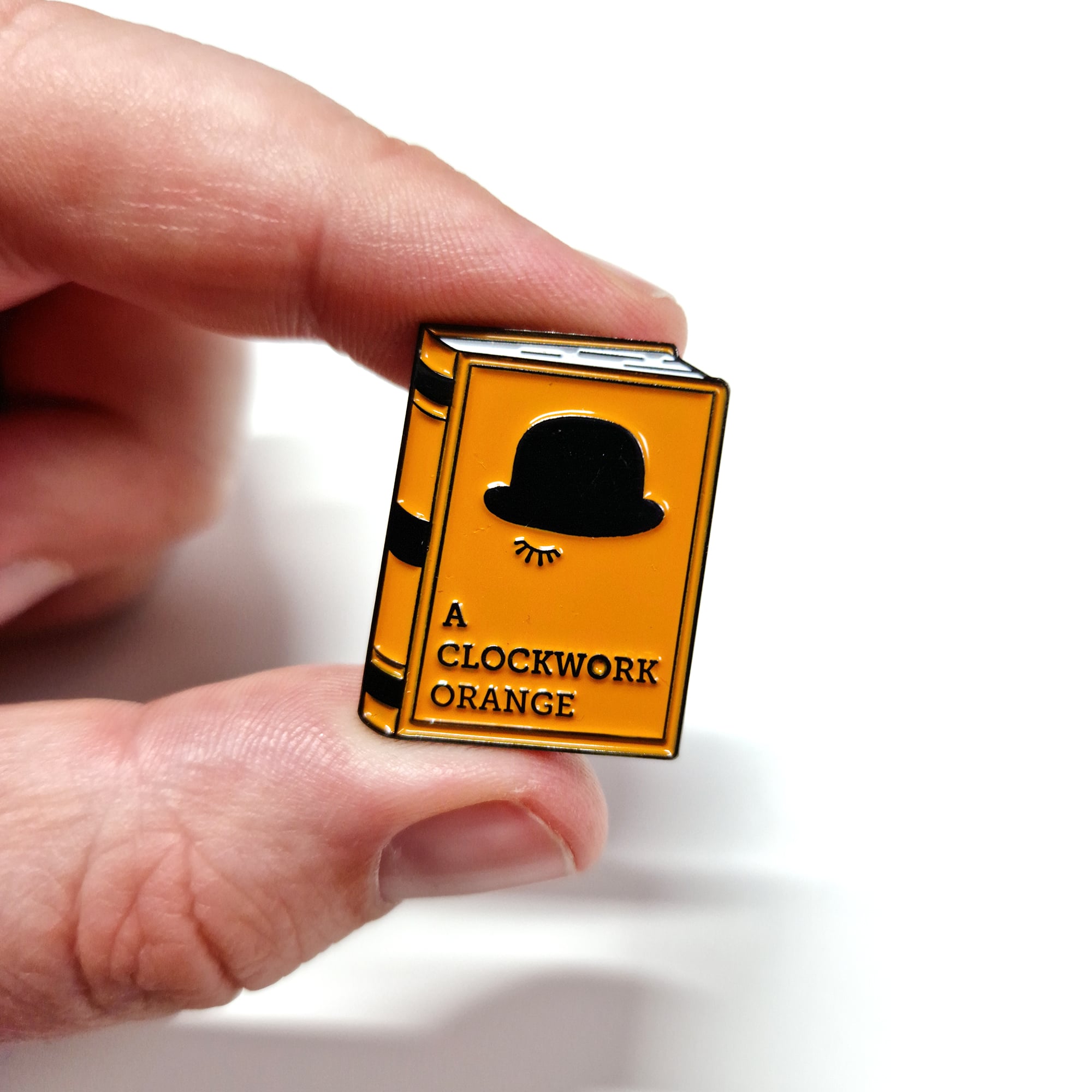 A Clockwork Orange Book Enamel Pin Retro Chest