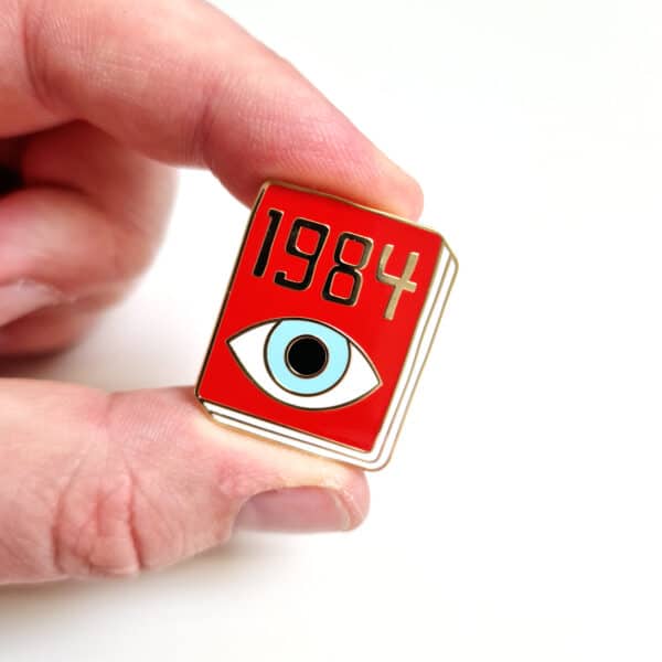 George Orwell 1984 Book Enamel Pin