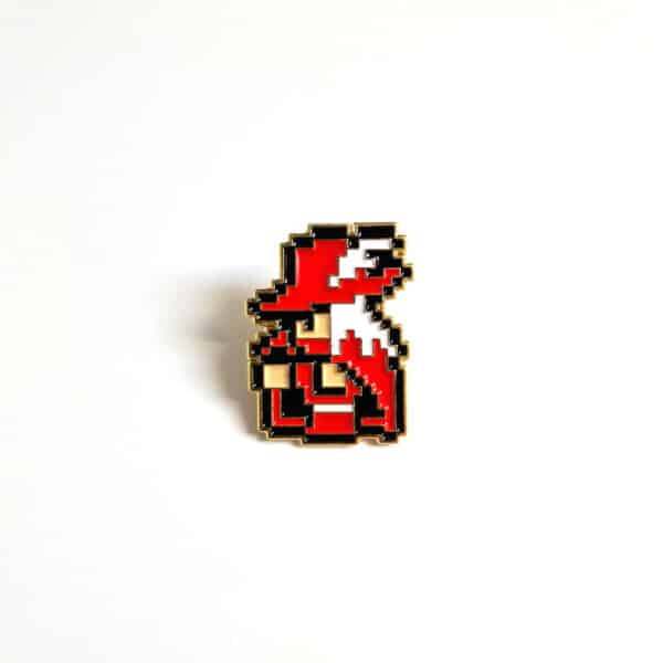 8 Bit Red Mage Final Fantasy Enamel Pin