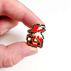 8 Bit Red Mage Final Fantasy Enamel Pin