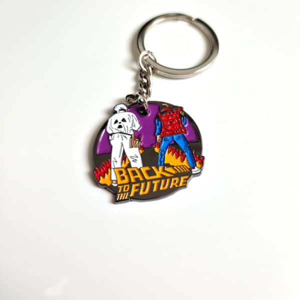 Back to the Future Key Ring