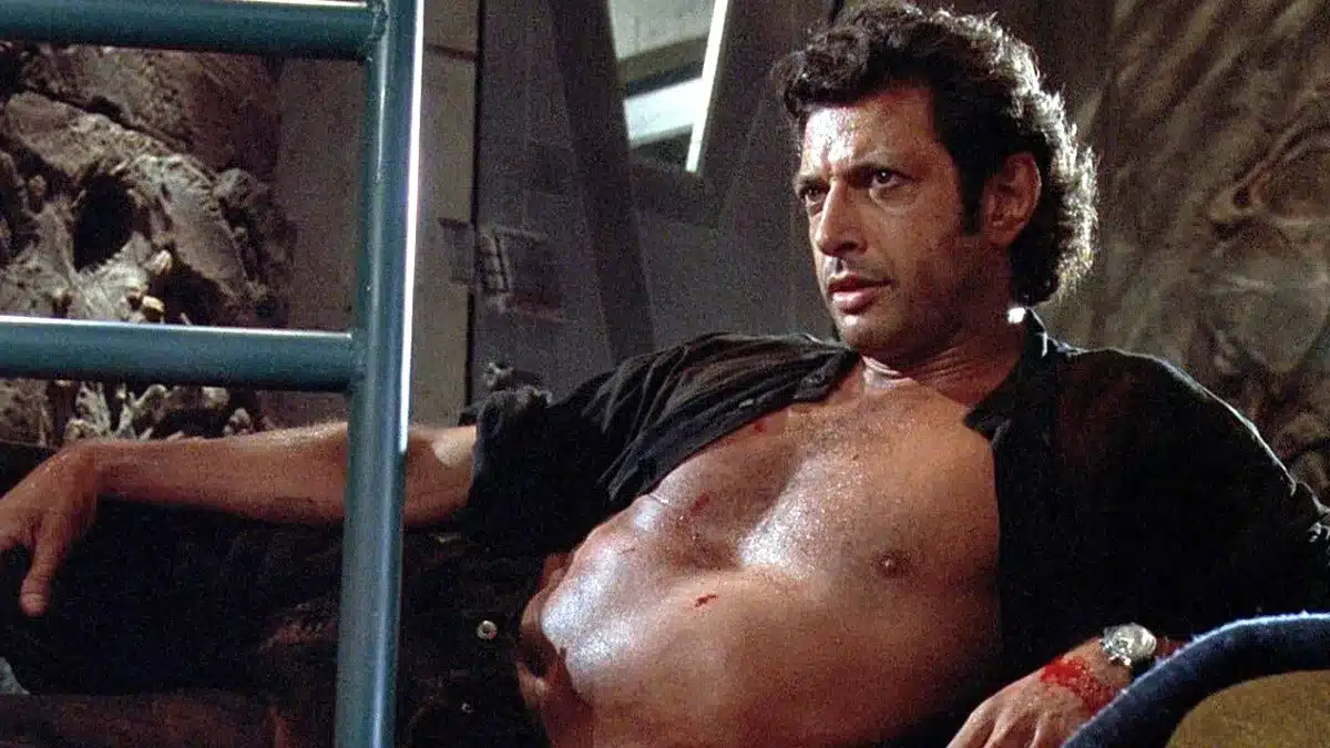 Jurassic Park then and now - Jeff Goldblum as Dr. Ian Malcolm
