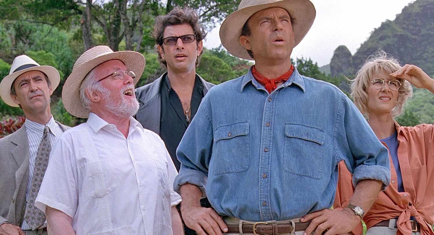 Jurassic Park original cast in the 1993 movie